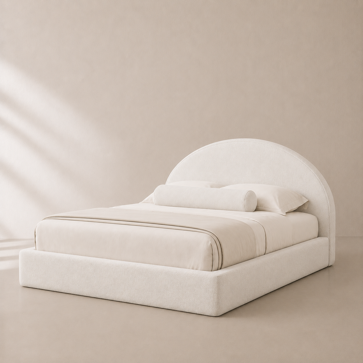 Maison Cloud Bed Frame Curved White