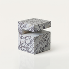 Romane Marble Calacatta Viola Side Table