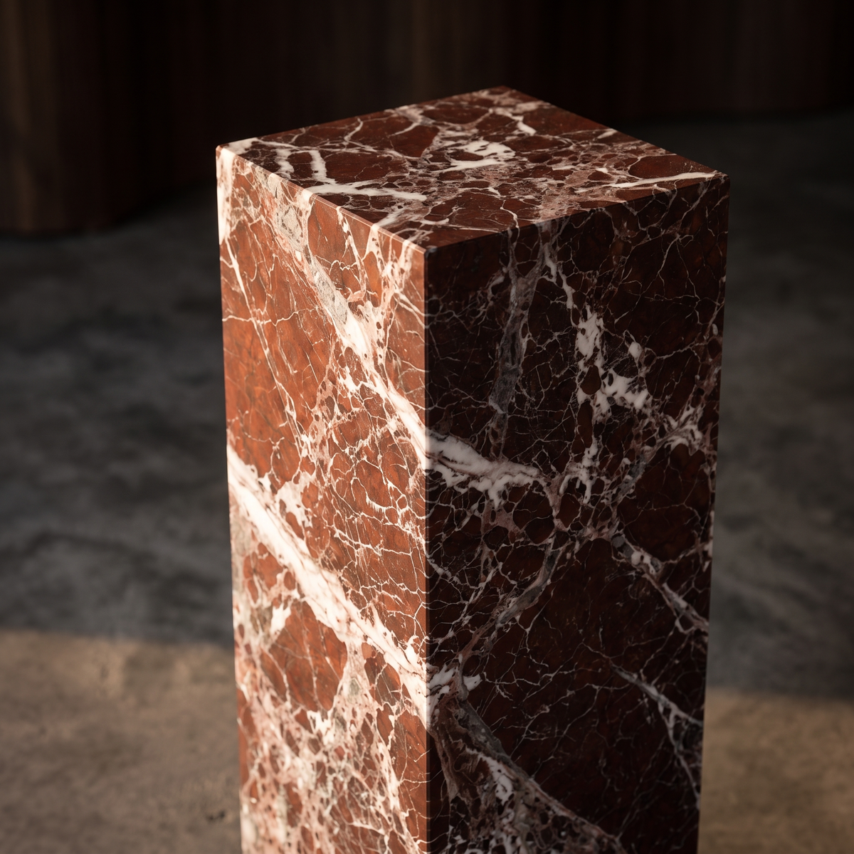 Plinth Tall Rosa Levanto