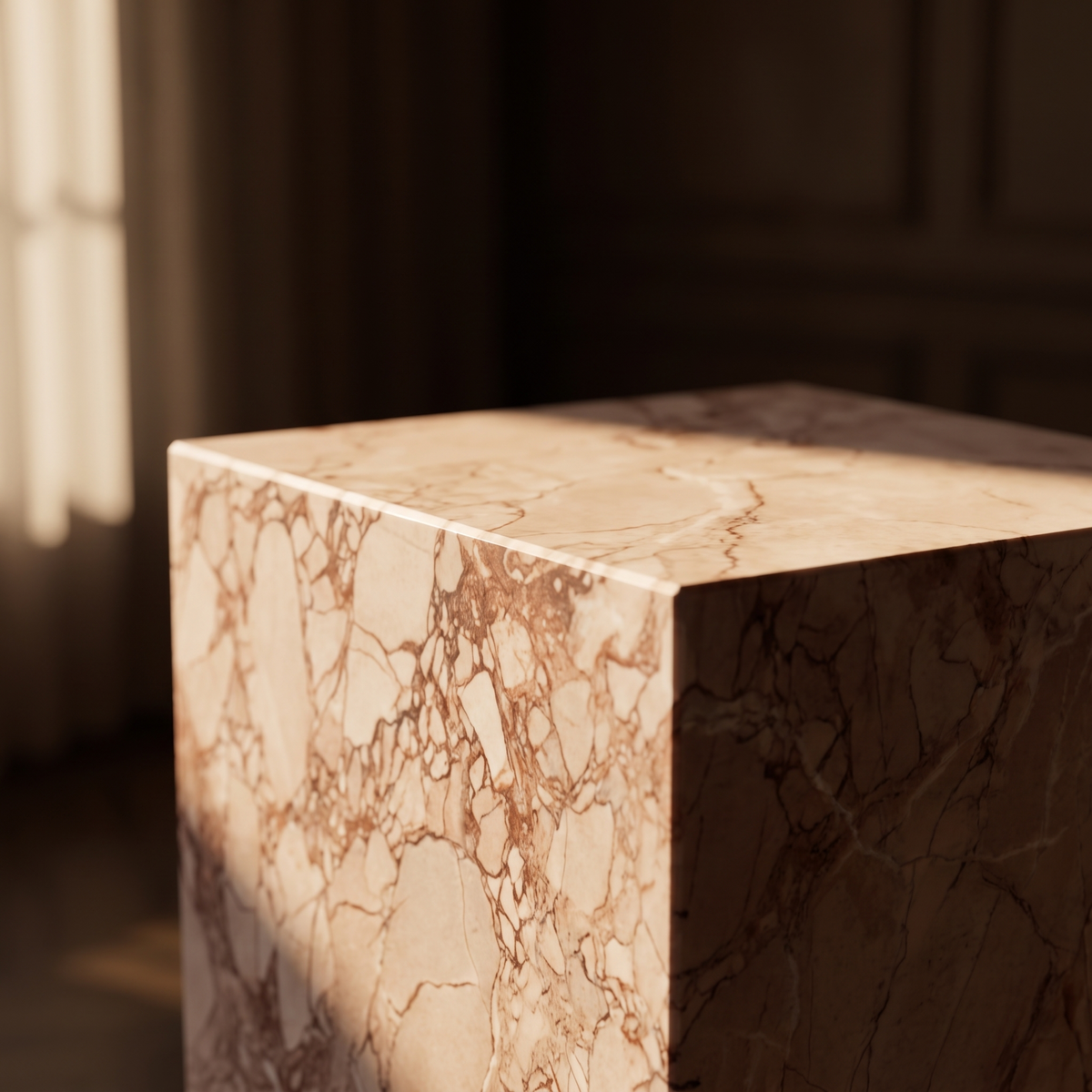 Plinth Small Desert Rose