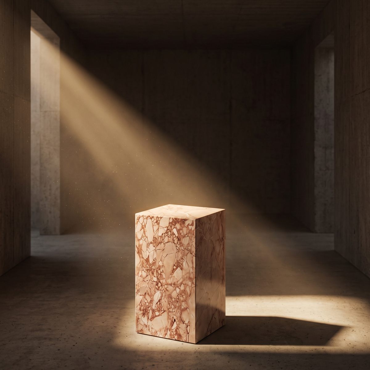 Plinth Small Desert Rose
