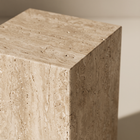 Plinth Small Cream Travertine