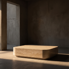 Sol Travertine Coffee Table