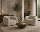 Marisol swivel chair side view