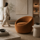 Biarritz swivel chair side view